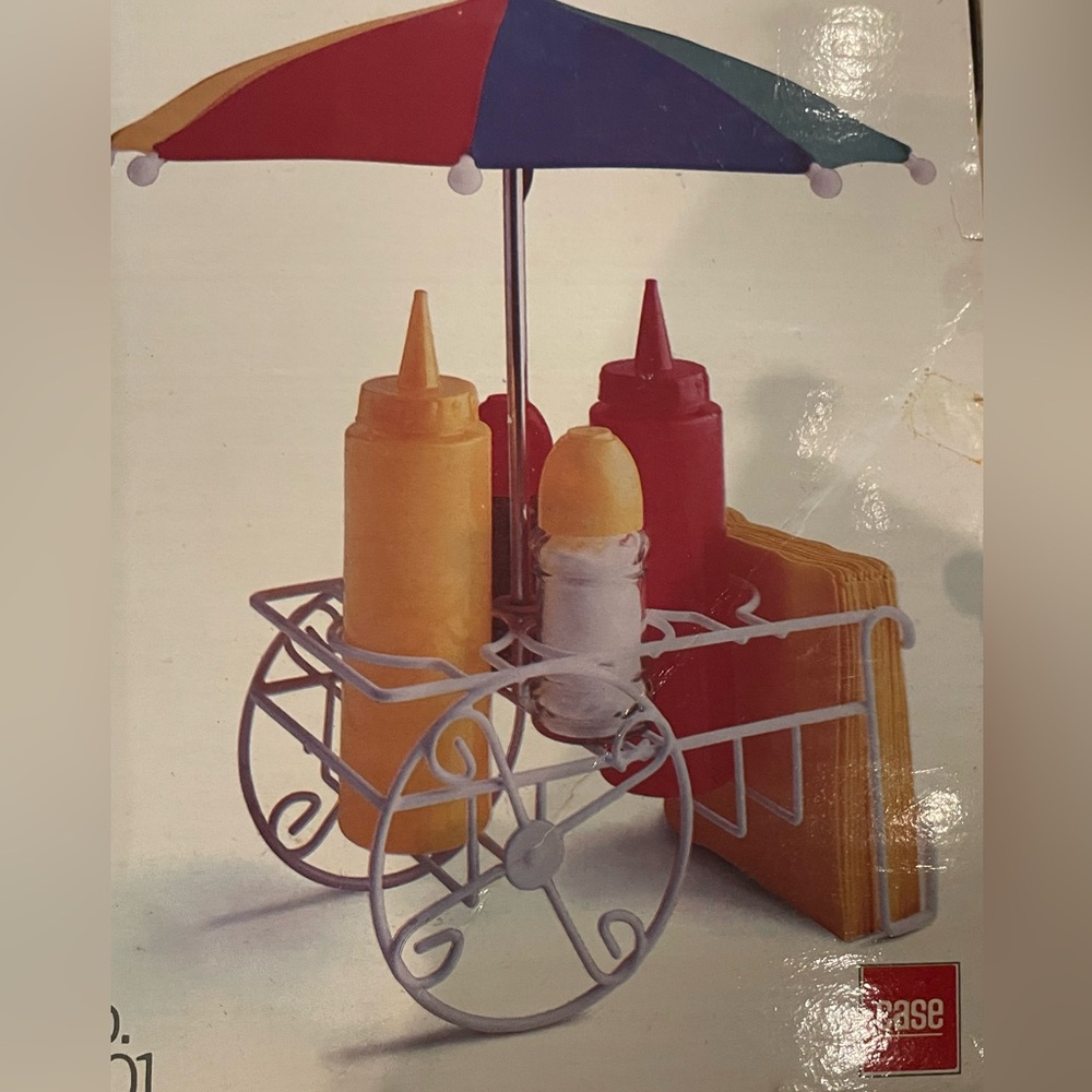 Vintage new condiment holder
